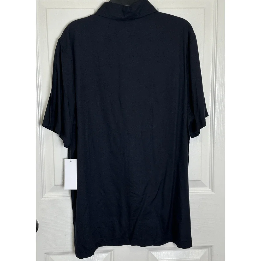 Minecraft Movie Boys Black Button Down Polo Graphic Creeper‎ Size XL (18-20) NWT